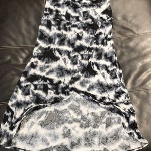 Maternity high low maxi